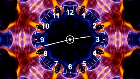 Clocks-into-Kaleidoscope-Animation,-Rendering