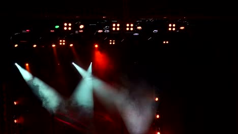 Flashing-concert-light-in-an-empty-theater.