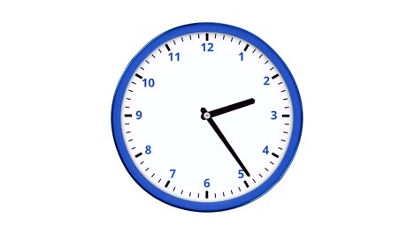 Fast-turning-clock-hands-in-the-blue-clock.