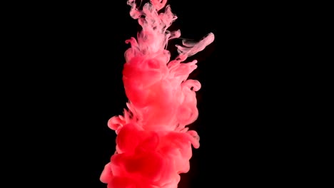 Red-Ink-Paint-in-Water-Creating-Liquid-Artistic-Shapes