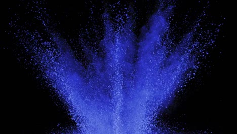 Blue-powder-exploding-on-black-background-in-super-slow-motion