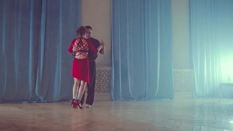 Beautiful-couple-of-professional-artists-dancing-passionate-dance