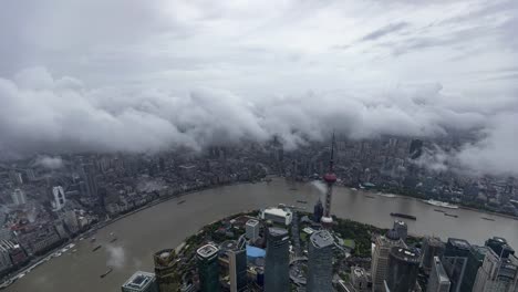 Shanghai-Nebel-Zeitraffer