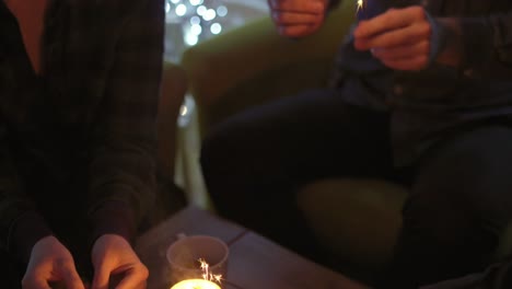 Friends-playing-with-sparklers