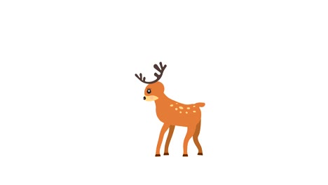 Cartoon-deer-walking-animation-with-optional-luma-matte.-Alpha-Luma-Matte-included.-4k-video