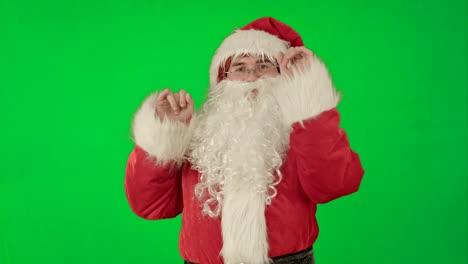 Fröhlich-tanzend-Santa-Claus-auf-einem-Green-Screen-Chrome-Key