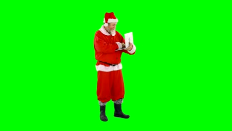 Santa-claus-con-capacidad-para-computadora-portátil-