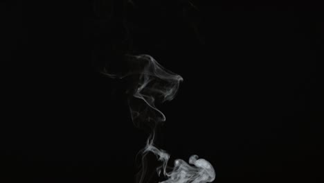 Smoke-on-black-background-in-slow-motion