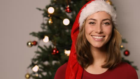 Beautiful-smiling-Santa-girl