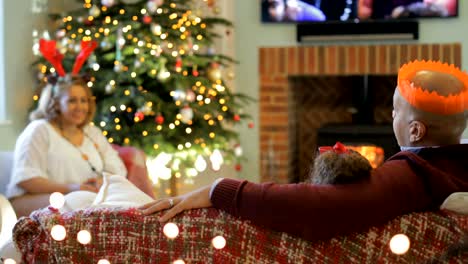 Watching-Christmas-Television