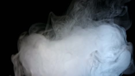 White-Smoke-Isolated-on-Black-Background