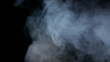 White-Smoke-Isolated-on-Black-Background