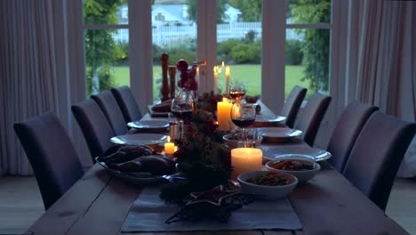 Decoración-comedor-tableta-en-Nochebuena