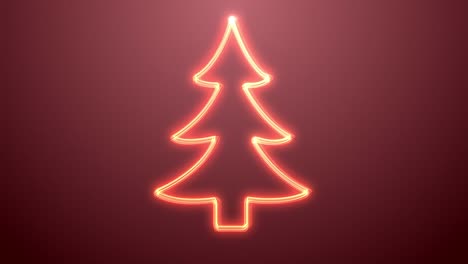 Neon-Weihnachtsbaum