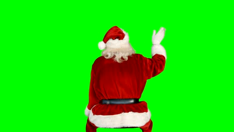 Santa-claus-waving-hands