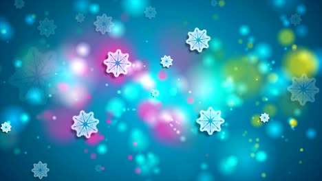 Bright-blue-shiny-Christmas-video-animation