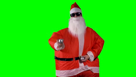 Santa-Claus-no-como-malabares-con-adornos-de-Navidad.