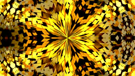 Abstract-background-with-gold-kaleidoscope