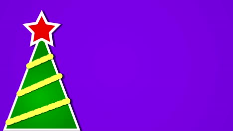 Weihnachtsbaum-Motion-Hintergrund-animation