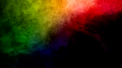 abstract-real-multicolor-powder-explosion-on-black-background,-slow-motion