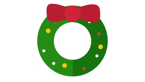 Christmas-Holly-garland-Wreath-Loop-In-Out