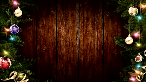 Bright-festive-Christmas-frame-on-an-old-rustic-wooden-table-to-create-an-amazing-magic-atmosphere.-looped