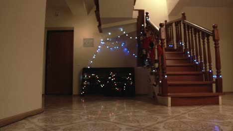 Happy-boys-running-down-staircase.