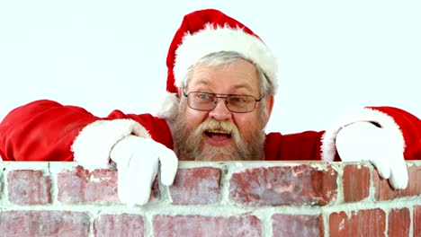 Santa-claus-climbing-up-a-chimney