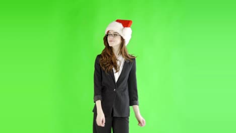 caucasian-woman-studio-greenscreen-isolated-sexy-skinny-20s-4k-business