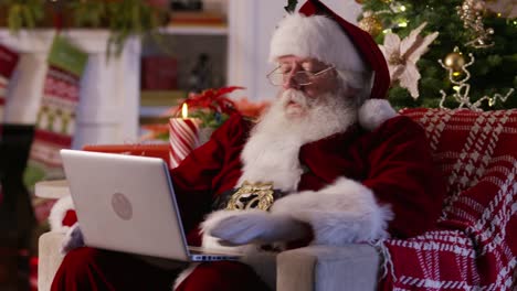 Santa-Claus-using-in-living-room