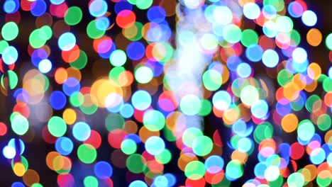 Colorful-garland-blurs-to-bokeh