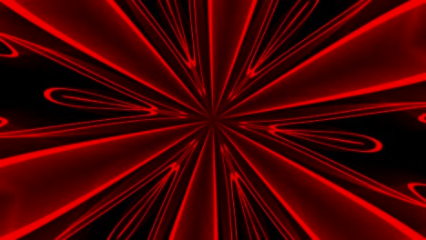 Abstract-red-background.-Digital-kaleidoscope.-3d-rendering