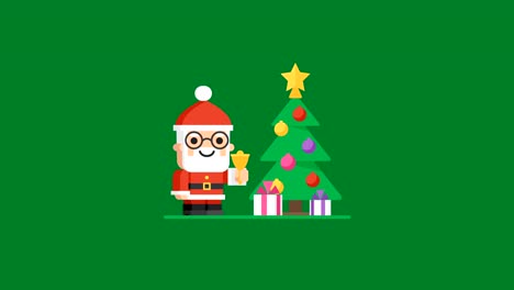 Concept-Christmas-Tree-Character-Santa-Claus