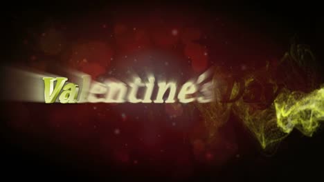 Valentine's-Day-Text-in-Particles,-4k