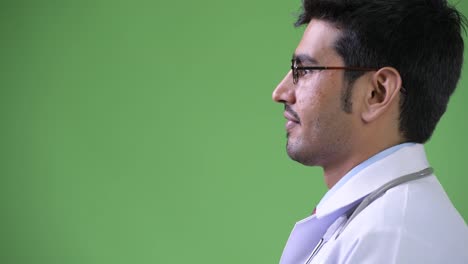 Profile-view-of-young-handsome-Persian-man-doctor