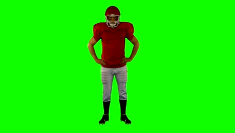 Red-serious-american-football-player-posing