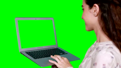 Woman-using-laptop