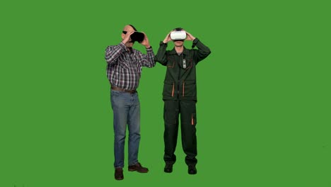 Two-men-putting-on-VR-headsets