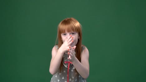 Cute-ginger-girl-playing-the-ape