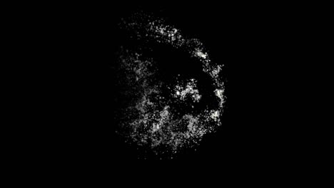 Yin-Yang-Religious-symbol-Animation,-Particle-Animation-of-Religious-Yin-Yang-Icon.