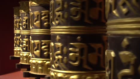 Some-Tibetan-prayer-wheels-are-turning-in-a-Buddhist-temple-in-India.