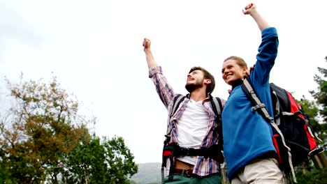 Couple-giving-high-five