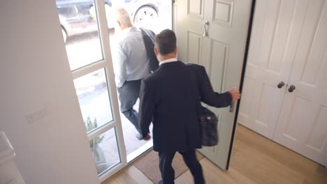 Homosexual-Couple-Leaving-Home-For-Work