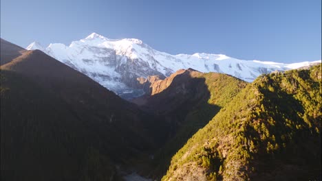 Annapurna-Peak-in-the-Himalaya-range,-Annapurna-region,-Nepal