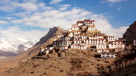 Key-Gompa-Monastery-Zoom-In-4k