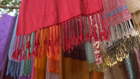 Hanging-Colored-Fabric