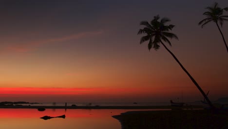 Agonda-Sonnenuntergang-Timelapse