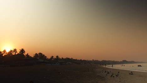 Goa-Baga-Beach-Sunrise-Timelapse