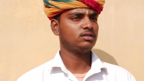 Musician-in-Jaipur,-India