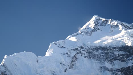 Annapurna-Gipfel-im-Himalaya-Bereich,-Annapurna-Region-Nepal